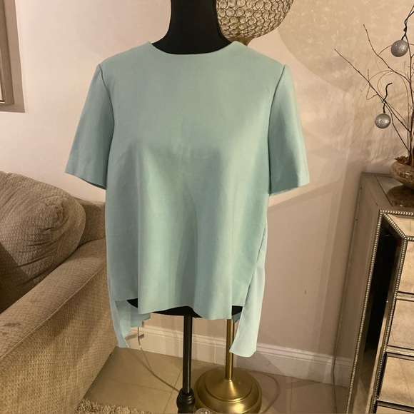 Ted Baker Green Boxy Short Sleeve Tee size 4 - Picture 1 of 6